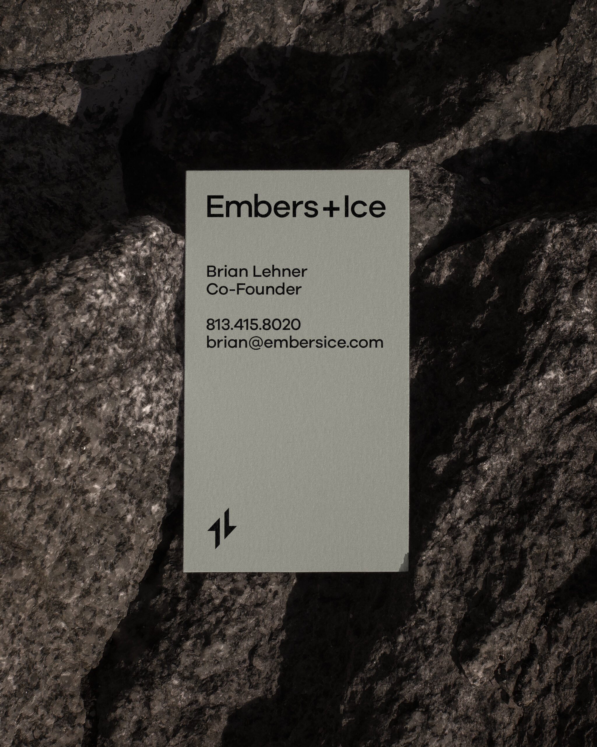 Stronghold Studio Embers + Ice Business Card Stronghold Studio Embers + Ice Business Card